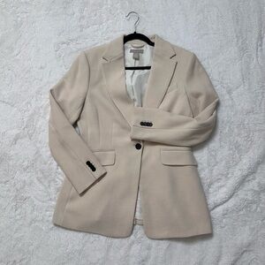 H&M relaxed blazer great condition  beige size M